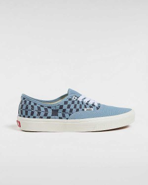 Blue Vans Authentic Men Sneakers | VN9142356