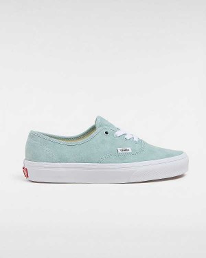 Blue Vans Authentic Pig Suede Men Sneakers | VN2645078