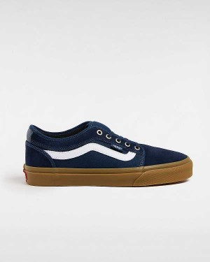 Blue Vans Chukka Low Sidestripe Women Skate Shoes | VN1049856