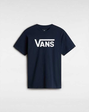 Blue Vans Classic Men T Shirts | VN1496852