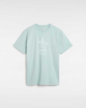 Blue Vans Crazy Eddy Women T Shirts | VN2496380