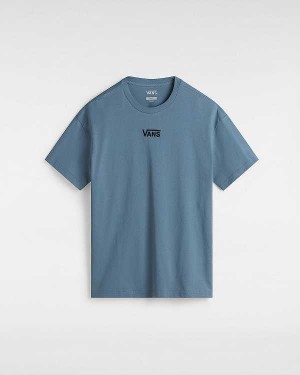 Blue Vans Flying V Oversized Women T Shirts | VN9803572