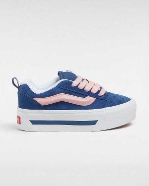 Blue Vans Knu Stack Women Sneakers | VN5328769