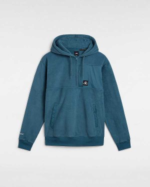 Blue Vans MTE Polartec Men Hoodie | VN4130675