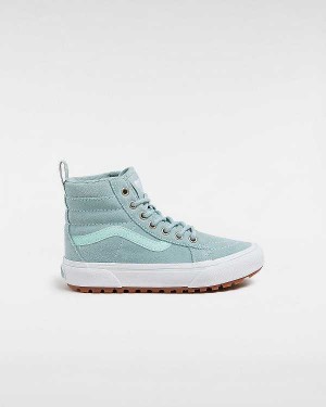 Blue Vans MTE Sk8-Hi (4-8 Years) Kids' Sneakers | VN7362405