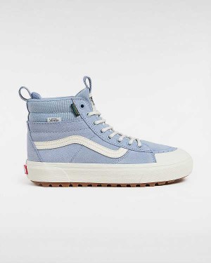 Blue Vans MTE Sk8-Hi Women Waterproof Shoes | VN2754608