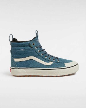 Blue Vans MTE Sk8-Hi Women Waterproof Shoes | VN8536941