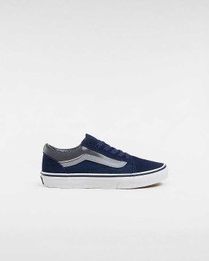 Blue Vans Old Skool (8-14 Years) Kids' Sneakers | VN2175840