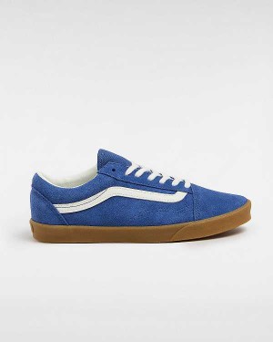 Blue Vans Old Skool Lowpro Women Sneakers | VN8530462