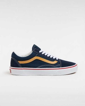 Blue Vans Old Skool Men Sneakers | VN8654209