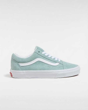 Blue Vans Old Skool Pig Suede Men Sneakers | VN3570186