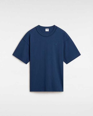 Blue Vans Premium Short Sleeve Men T Shirts | VN7139826