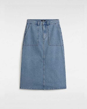 Blue Vans Union Denim Carpenter Women Skirt | VN7609243