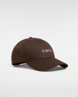 Brown Vans 66 Structured Jockey Unisex Hats | VN9638702