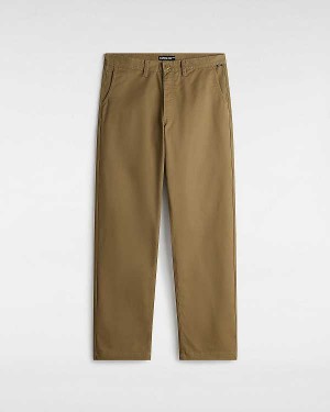 Brown Vans Authentic Chino Loose Men Pants | VN8354601