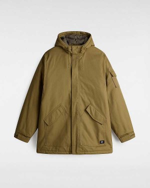 Brown Vans Henrique Parka Men Jacket | VN5180976