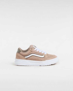 Brown Vans Hylane SUEDE Warm Taupe (4-8 years) Kids' Sneakers | VN5479201