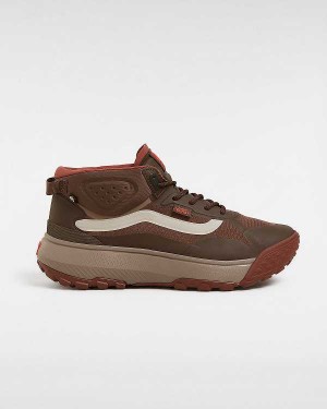 Brown Vans MTE Crosspath Mid Men Sneakers | VN9284150