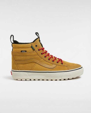 Brown Vans MTE Sk8-Hi Women Waterproof Shoes | VN4952803