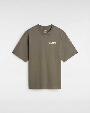 Brown Vans Nimi Sk8 Loose Men T Shirts | VN1286709