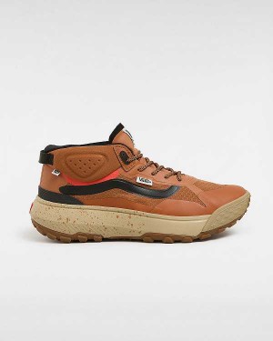 Brown / Orange Vans MTE Crosspath Mid Men Sneakers | VN9028345