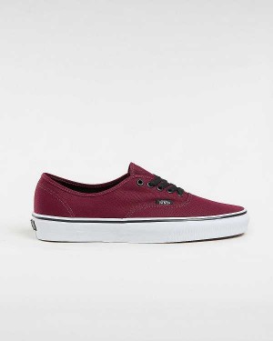 Burgundy Vans Authentic Men Sneakers | VN3210469