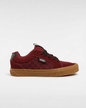 Burgundy Vans Chukka Push Men Sneakers | VN2360589