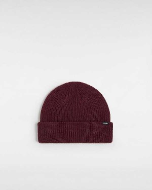 Burgundy Vans Core Basics Unisex Beanie | VN4723015