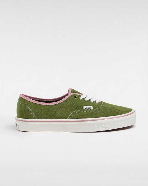 Green Vans Authentic Women Sneakers | VN6705928