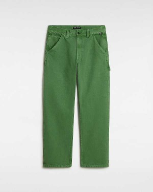 Green Vans Carpenter Men Pants | VN8045631