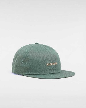 Green Vans Cushman Jockey Unisex Hats | VN5618432