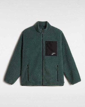 Green Vans Dettori Full Zip Men Jacket | VN5238697