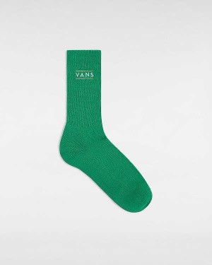 Green Vans Half Box Crew (1 Pair) Unisex Socks | VN5430182