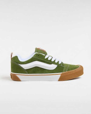 Green Vans Knu Skool Women Sneakers | VN4015379