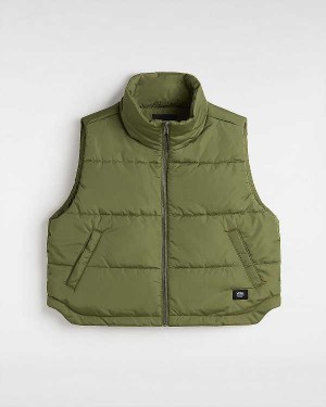 Green Vans MTE Foundry Women Vest | VN1029457