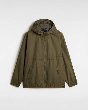 Green Vans MTE Lewis Men Windbreaker | VN8693215