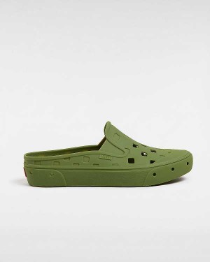 Green Vans MTE Slip-On TRK Men Mules | VN9413560