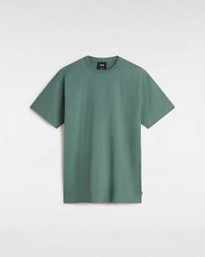 Green Vans Off The Wall II Men T Shirts | VN8901237