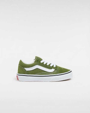 Green Vans Old Skool (4-8 Years) Kids' Sneakers | VN7504293