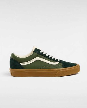 Green Vans Old Skool Men Sneakers | VN9840731