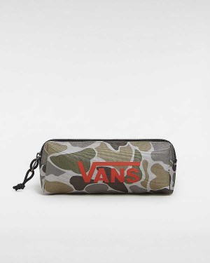 Green Vans Old Skool Pencil Unisex Pouches | VN8742591