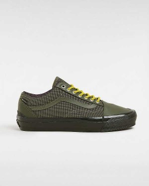 Green Vans Premium Old Skool 36 Women Skate Shoes | VN4716285