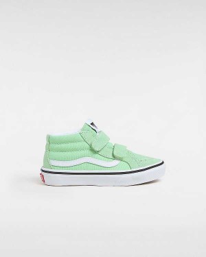 Green Vans SK8-Mid Reissue (4-8 years) Kids' Sneakers | VN5734692