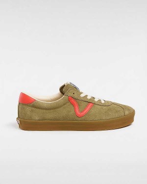 Green Vans Sport Low Women Sneakers | VN2691734