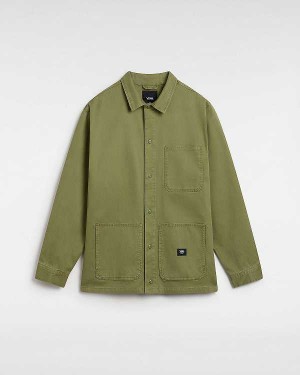 Green Vans Westfield Shacket Women Shirts | VN6950237