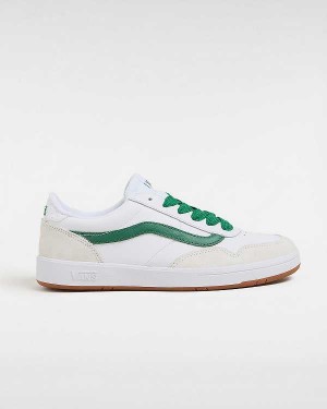 Green / White Vans Cruze Too ComfyCush Men Sneakers | VN3056297