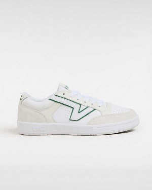 Green / White Vans Lowland ComfyCush Men Tennis Shoes | VN9704125