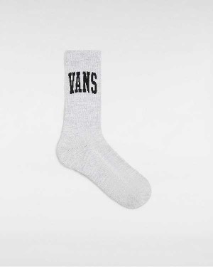 Grey Vans Arched Crew (1 Pair) Unisex Socks | VN7632940