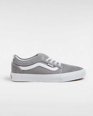 Grey Vans Chukka Low Sidestripe Men Skate Shoes | VN2179084