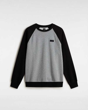 Grey Vans Core Basic Raglan Men T Shirts | VN0781693